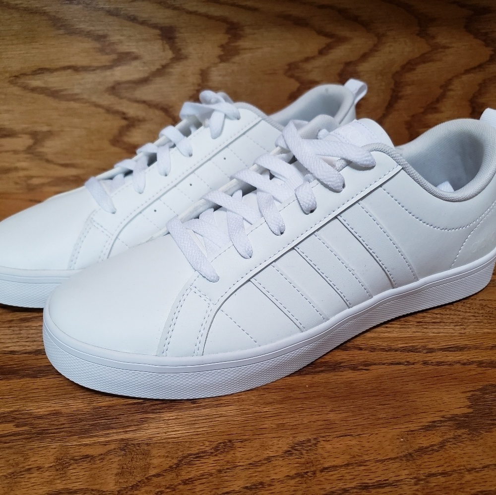 Adidas white sneakers